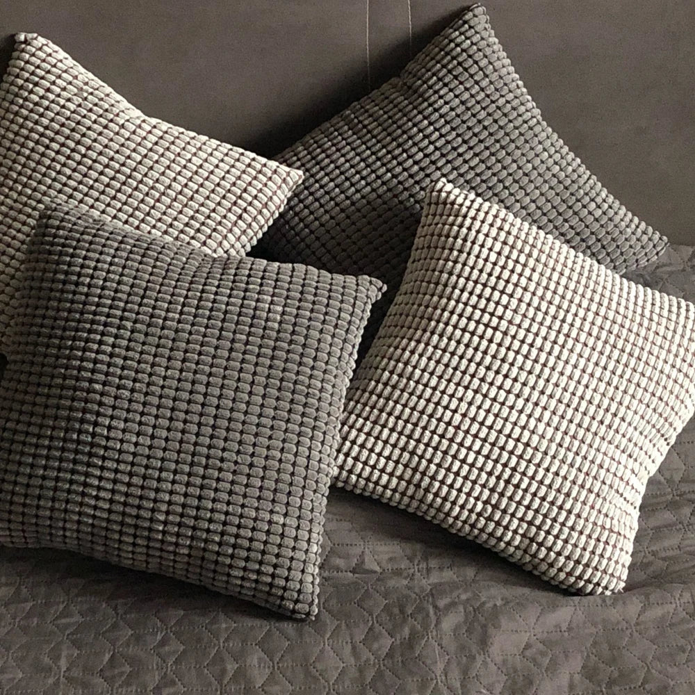 Soft Corduroy Corn Grain Cushion Cover Solid Color 40/45/50/55/60cm Throw Pillow Case For Bedroom Sofa Chair Car Home Decor